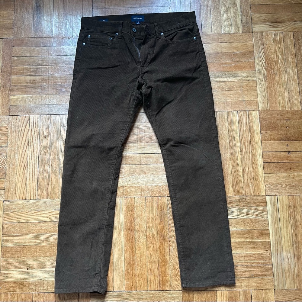 J.Crew brown corduroy pants.